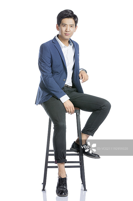 时尚商务男士肖像图片素材