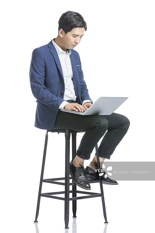 办公的商务男士图片素材