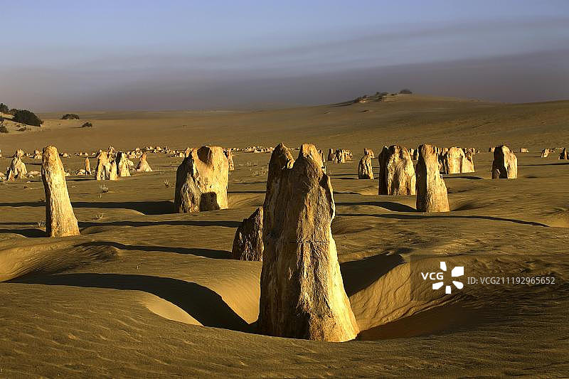 澳大利亚西澳大利亚州南邦国家公园尖峰砂岩地貌图片素材