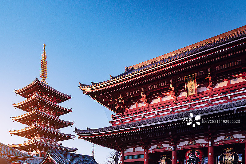 东京浅草寺图片素材