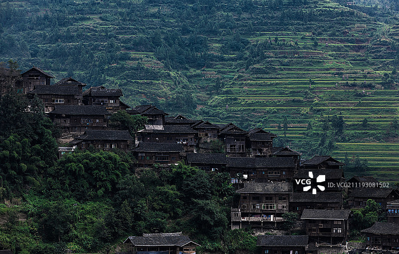 贵州西江苗寨图片素材