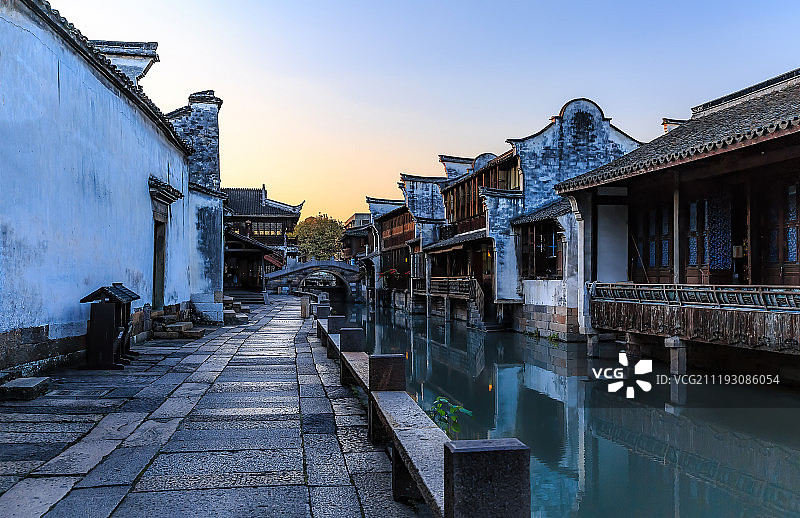 浙江嘉兴桐乡乌镇风光图片素材