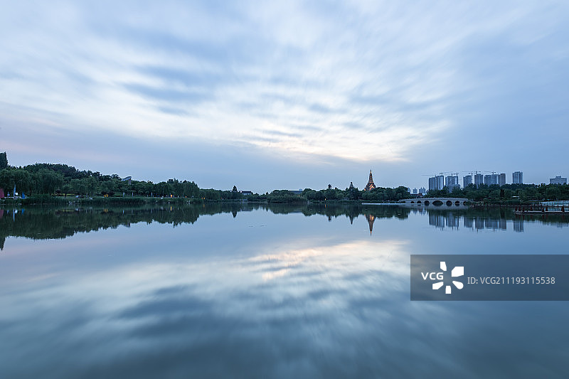 西安新地标世博园长安塔图片素材