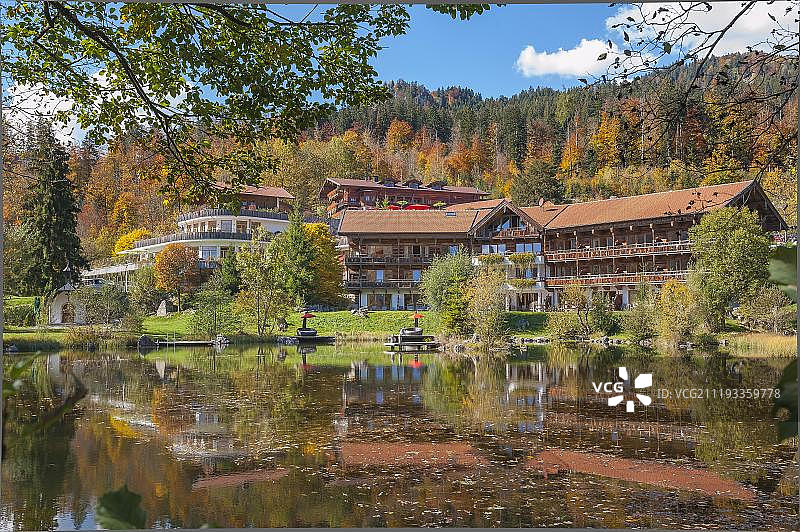 费里格尔塔兹尔瓦姆酒店，上巴伐利亚，巴伐利亚，德国，欧洲图片素材