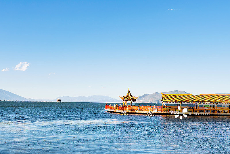 中国云南大理海心亭风光图片素材