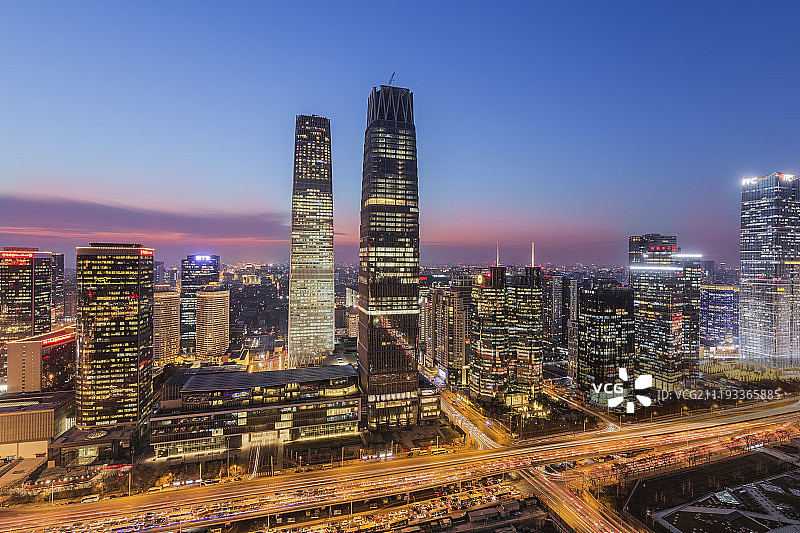 北京城市风光国贸三期图片素材