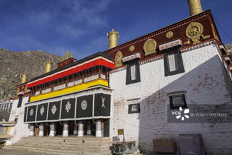西藏拉萨哲蚌寺图片素材