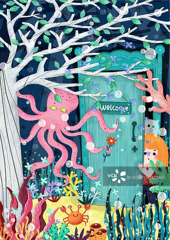 遇见不一样的海底世界图片素材