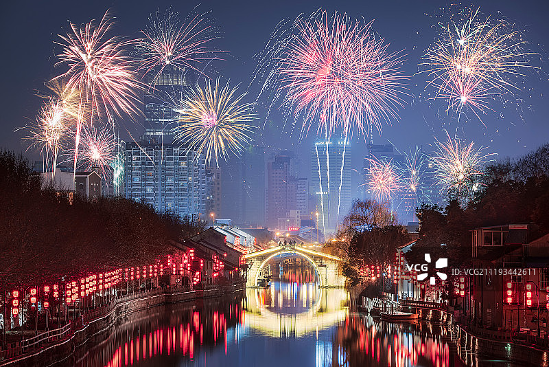 江苏无锡新年夜景图片素材