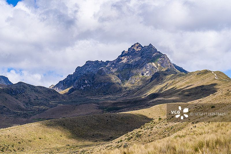 厄瓜多尔皮钦查火山图片素材