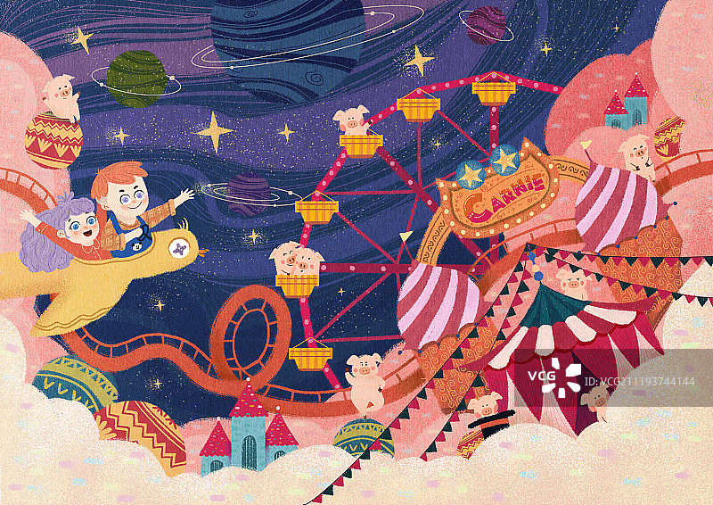 天空马戏团图片素材