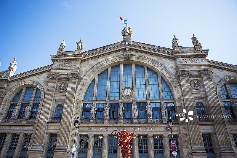 法国巴黎巴黎北站图片素材