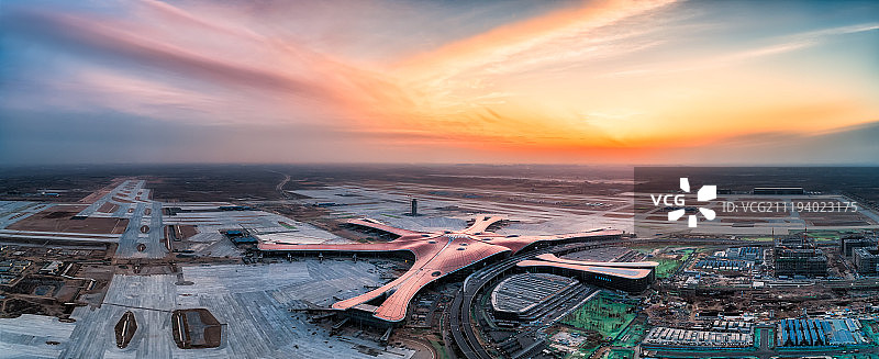 北京大兴新机场图片素材