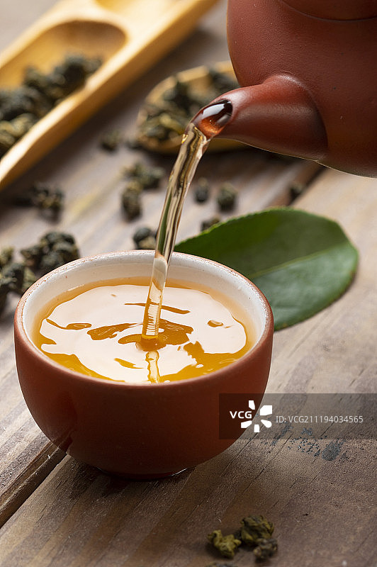 茶倒茶图片素材