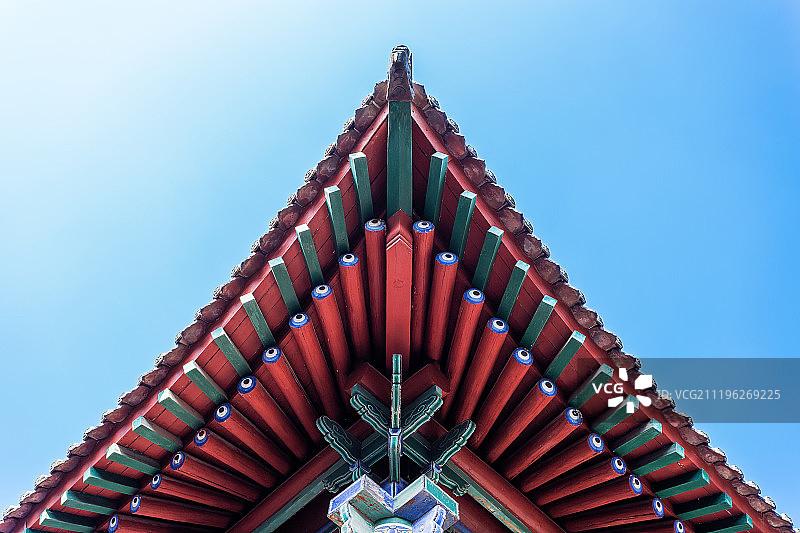 中国古建筑屋檐图片素材