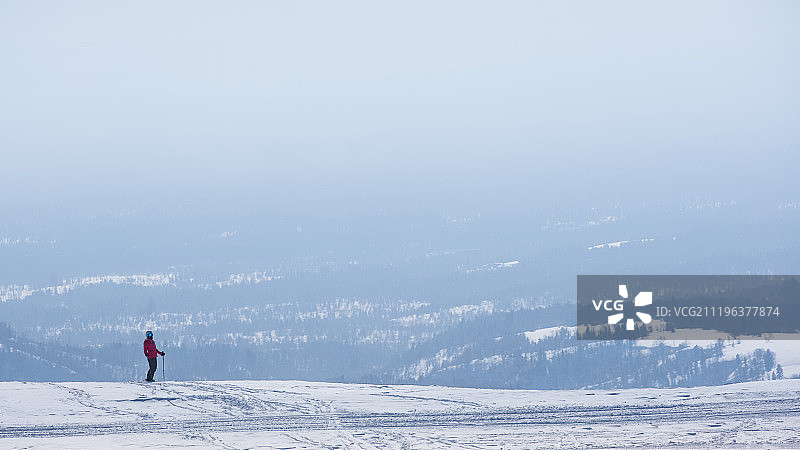 长白山天池万达滑雪场图片素材