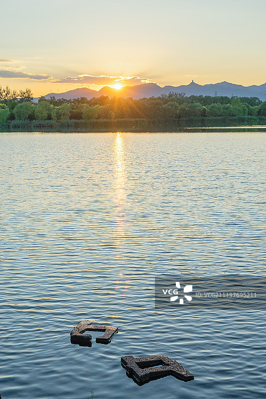 北京莲石湖湿地公园图片素材