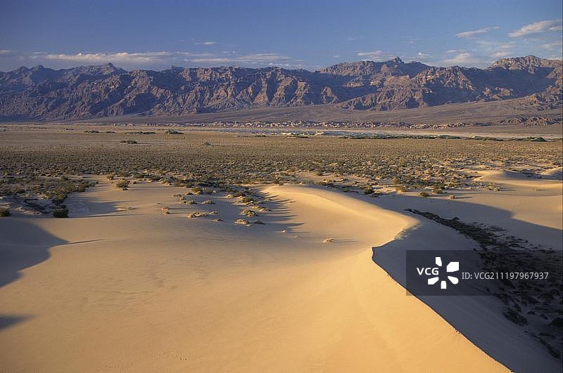 美国加利福尼亚州莫哈韦国家保护区科尔索沙丘沙漠图片素材