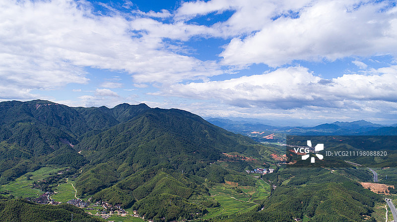 丽水森林青山绿色梯田图片素材