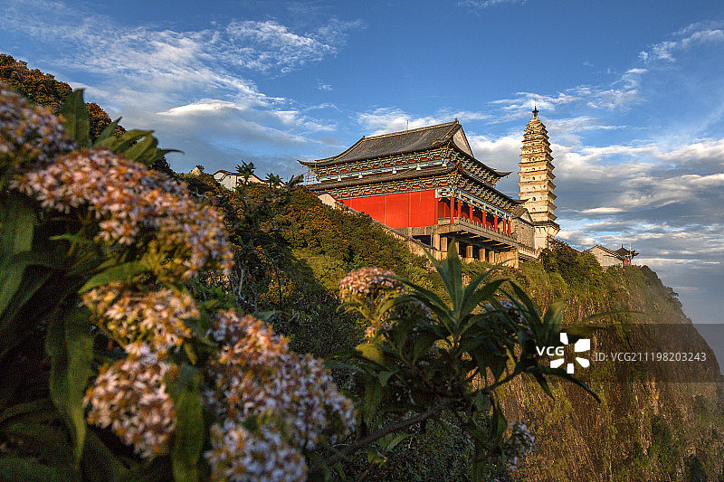 云南大理鸡足山风光图片素材