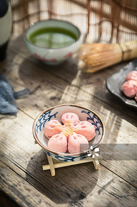 茶点梅花酥图片素材