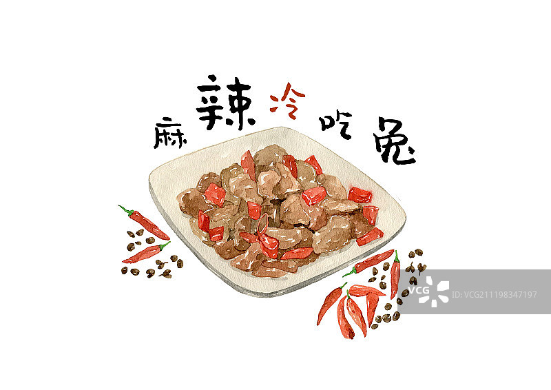麻辣冷吃兔图片素材