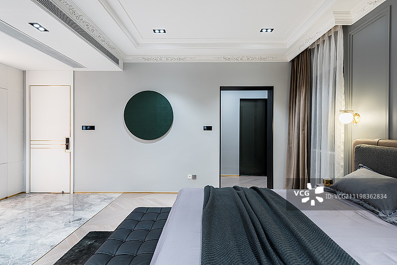 现代装修风格简约豪华卧室图片素材