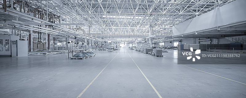 汽车工厂总装车间图片素材