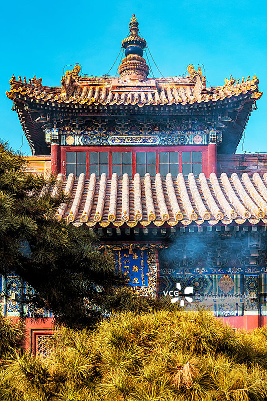 北京雍和宫宫殿图片素材
