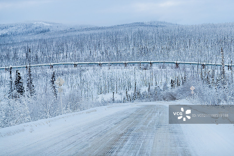 阿拉斯加道顿公路 Dalton Highway, Alask图片素材