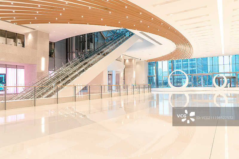 现代都市室内大厅内景图片素材