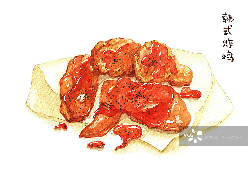 韩式炸鸡图片素材