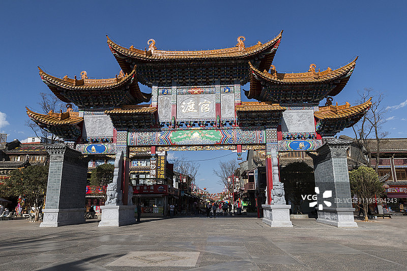 昆明官渡古镇景区图片素材