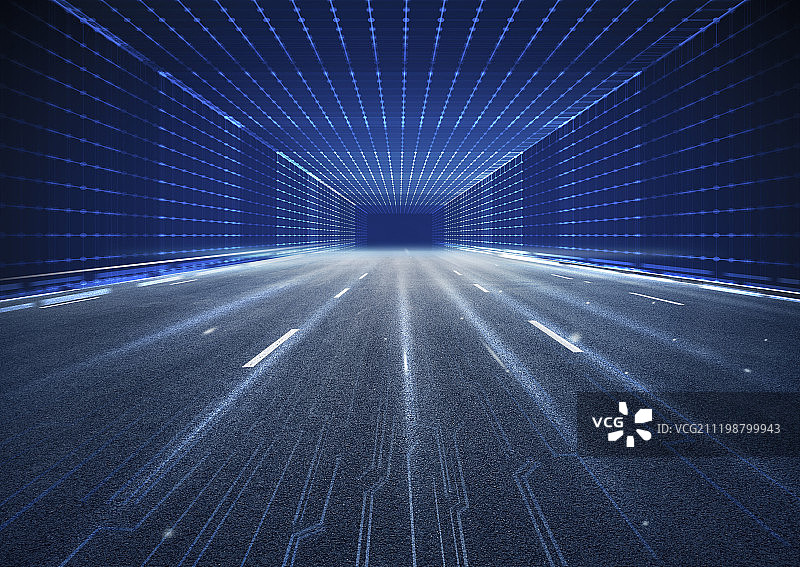 科技隧道图片素材