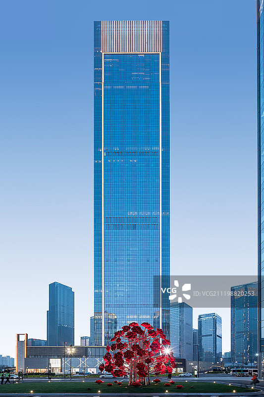 重庆江北嘴CBD现代建筑图片素材