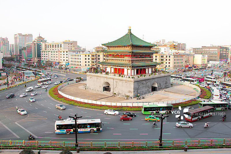西安鼓楼图片素材