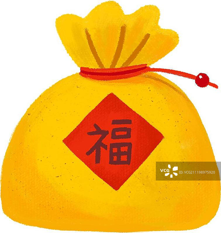 金色钱袋图片素材