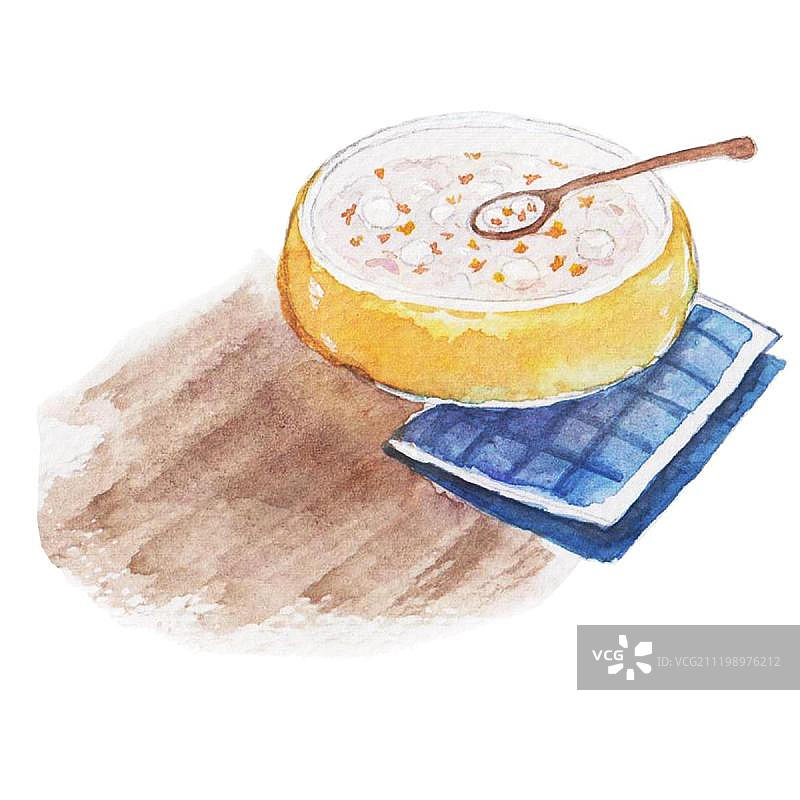 幸福的桂花酒酿小圆子图片素材