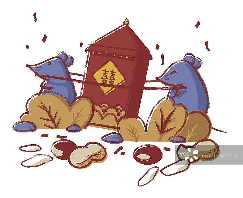 老鼠嫁女图片素材