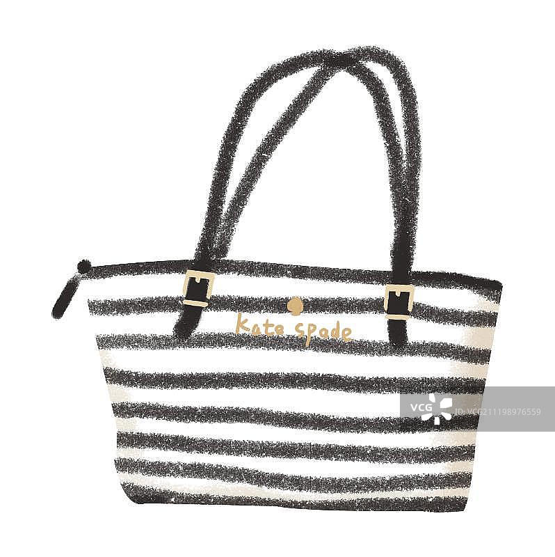 黑白条纹包包图片素材