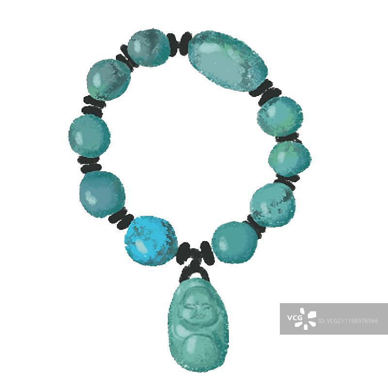 绿松石手链图片素材