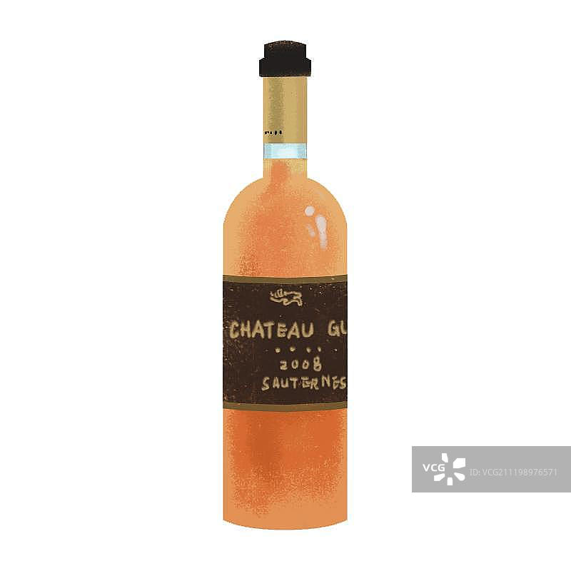 橙色洋酒图片素材