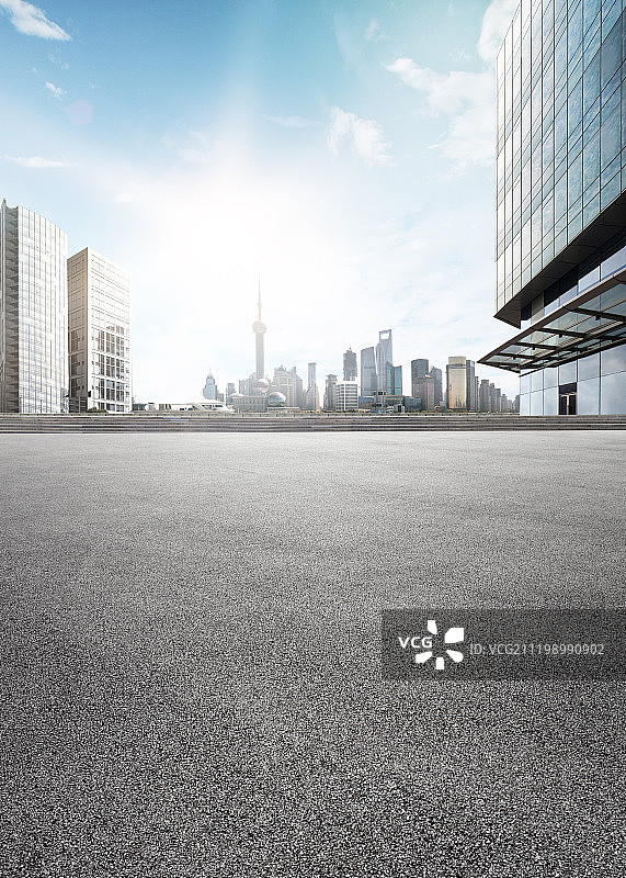 上海城市-汽车广告背景图图片素材