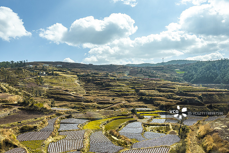 云南楚雄小镇风光图片素材