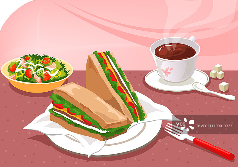 食物矢量插画图片素材