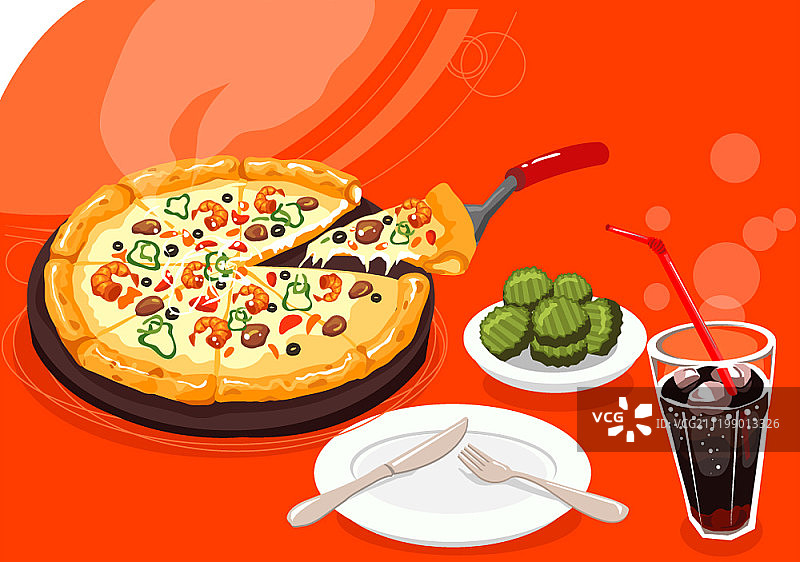 食物矢量插画图片素材