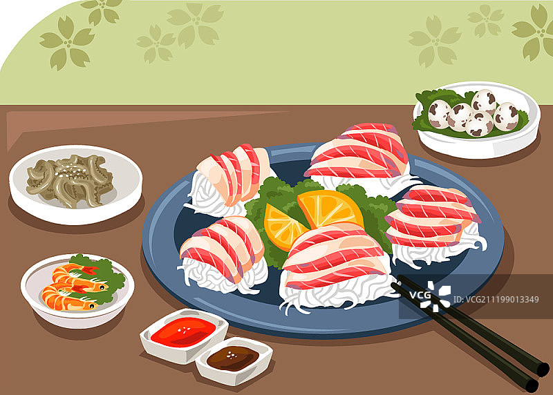 食物矢量插画图片素材