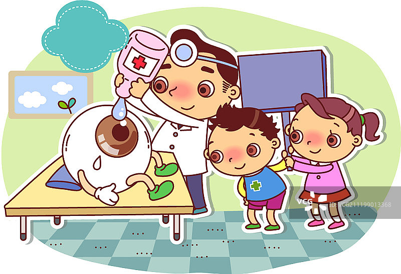 器官角色矢量插图图片素材