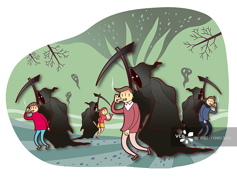 禁止吸烟概念矢量图图片素材