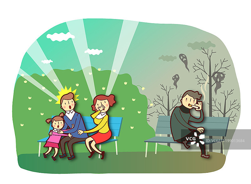 禁止吸烟概念矢量图图片素材